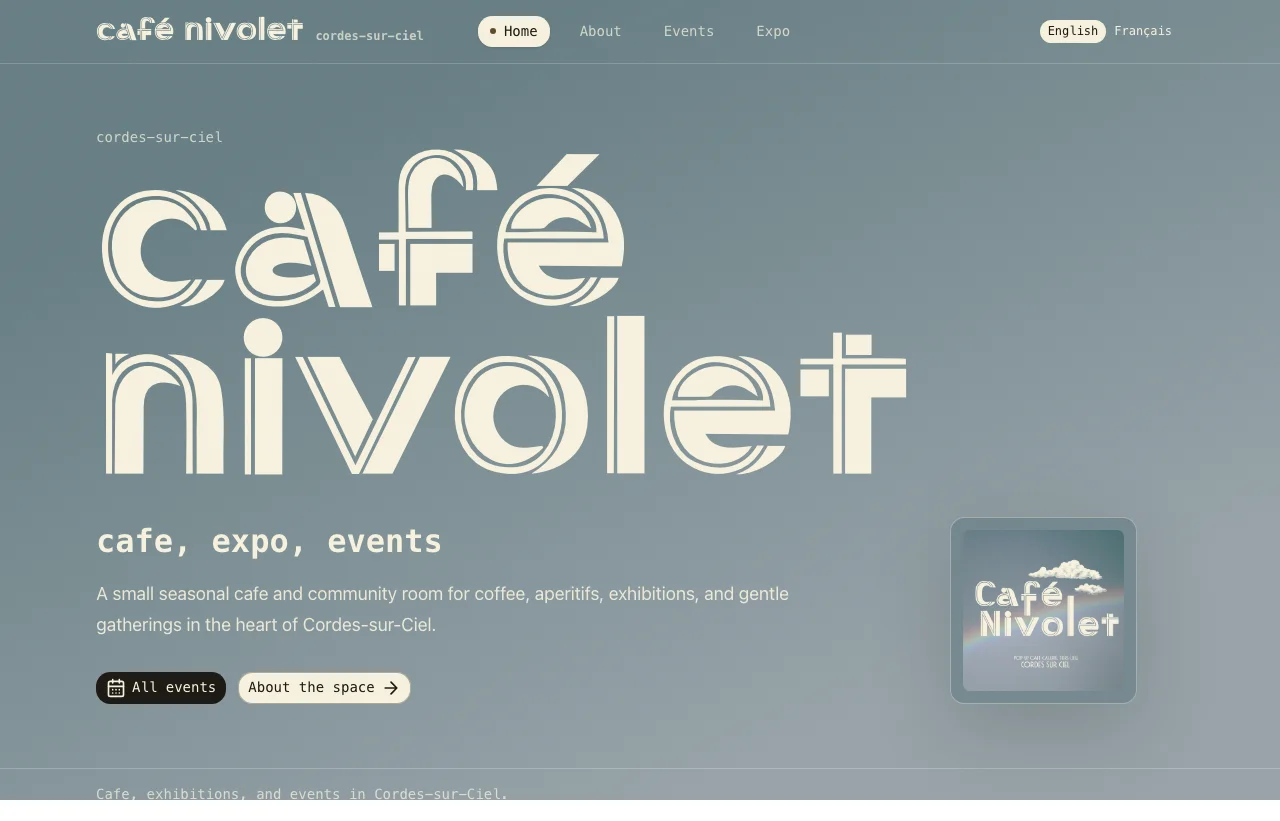 Café Nivolet screenshot